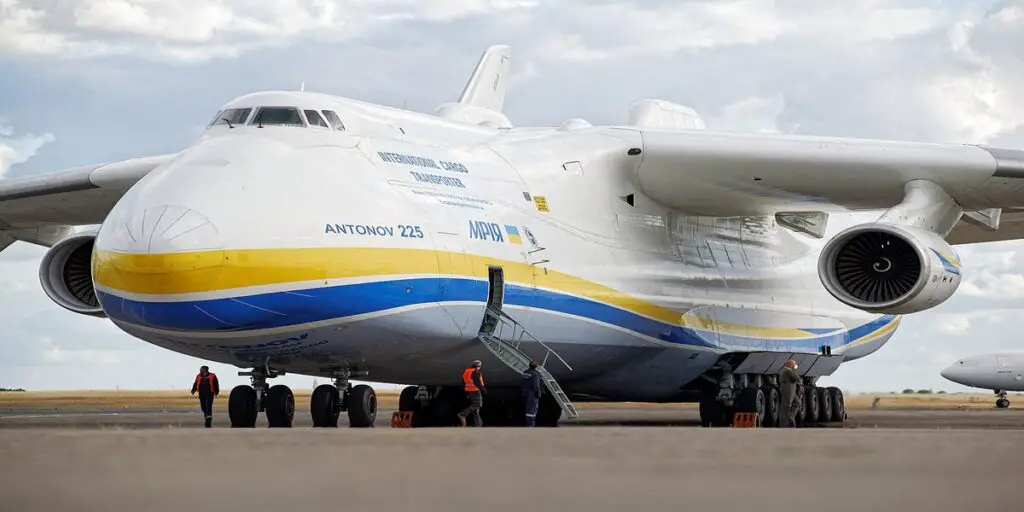 The world's largest ever aeroplane, the Antonov An-225 Mriya